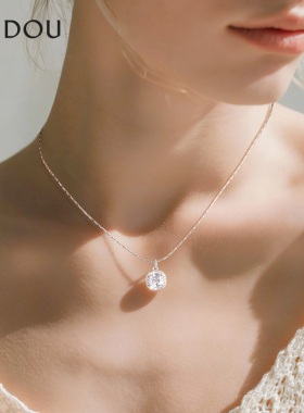 AJIDOU阿吉豆项链女小方糖毛衣链