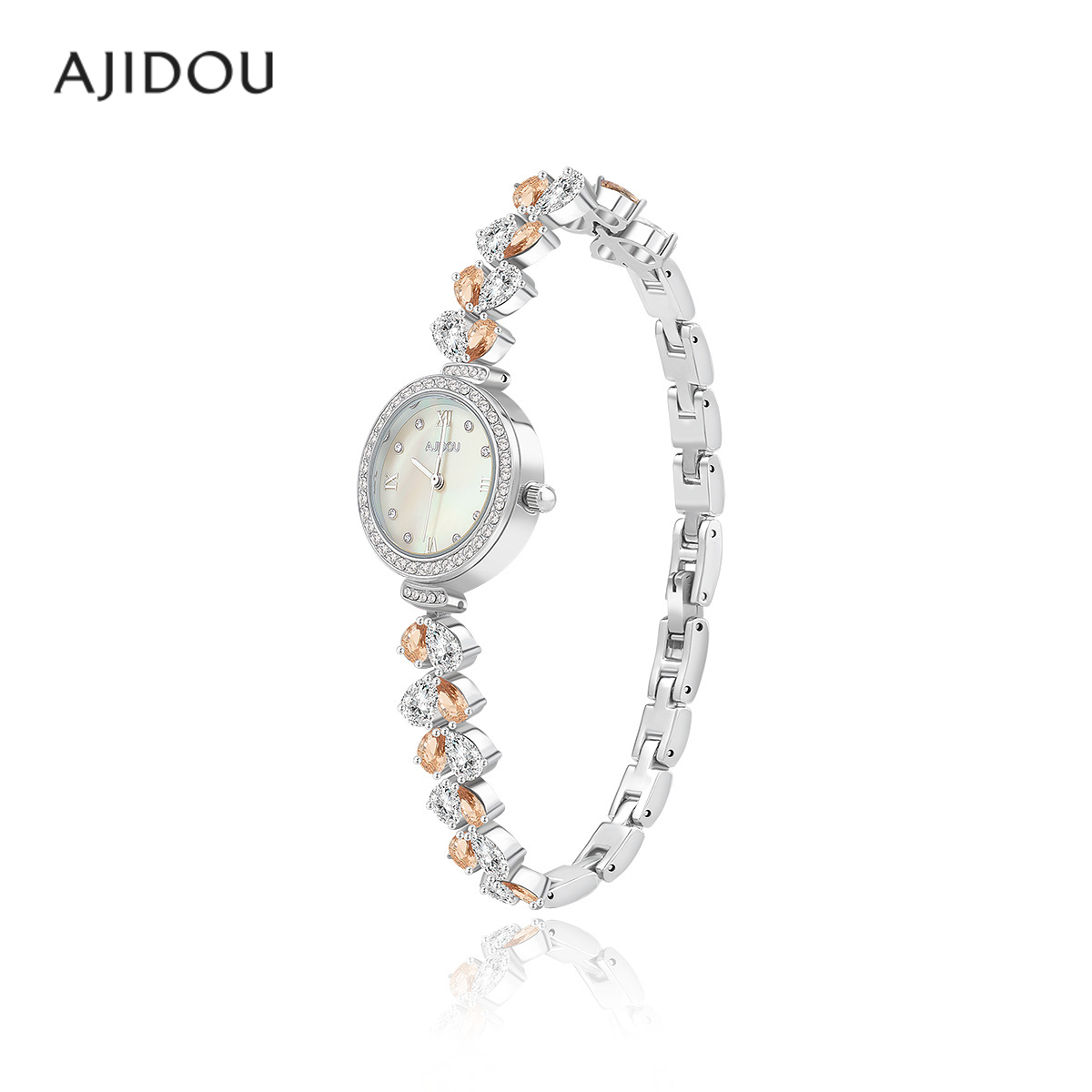 阿吉豆手表女气质小表盘腕表饰品