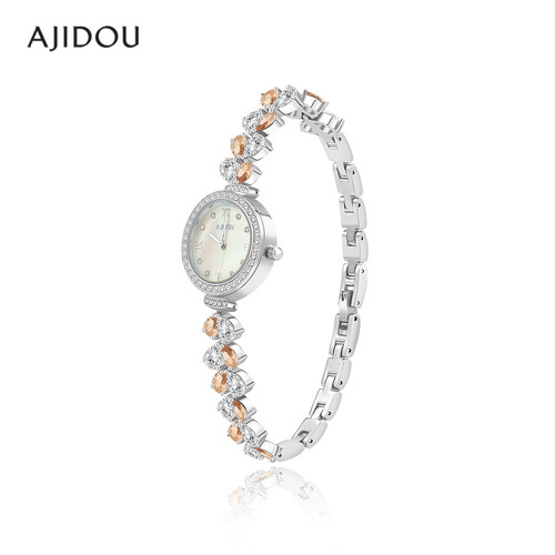 阿吉豆手表女气质小表盘腕表饰品