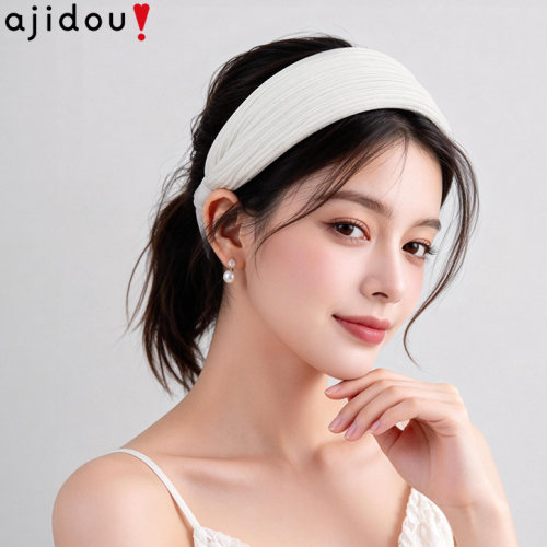 阿吉豆发箍高颅顶宽边洗脸头箍女