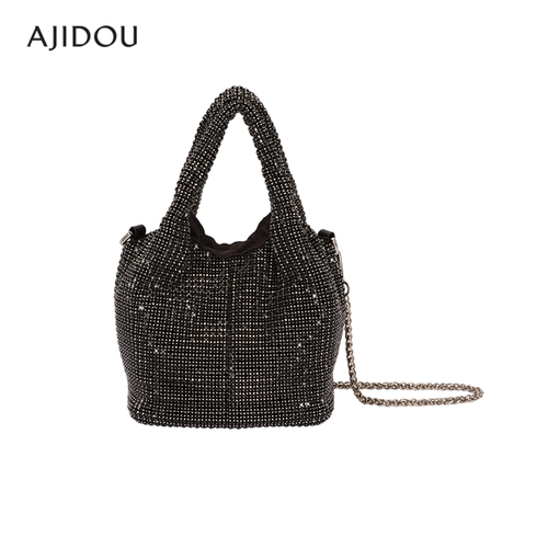 AJIDOU阿吉豆包包女单肩包时尚派对闪耀休闲专柜同款斜挎包背包