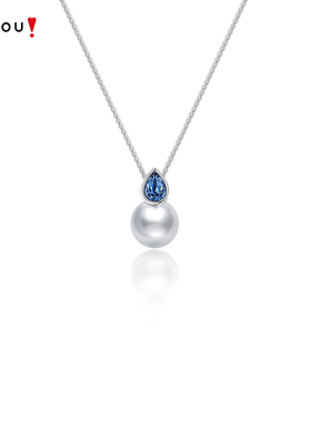 AJIDOU阿吉豆项链女款湖光引系列锁骨链短颈链