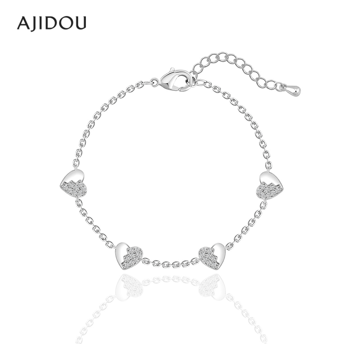 阿吉豆手链爱心女款时尚温柔手饰