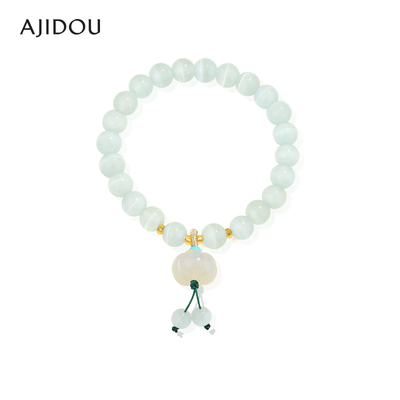 阿吉豆手串女款时尚国风玛瑙手链