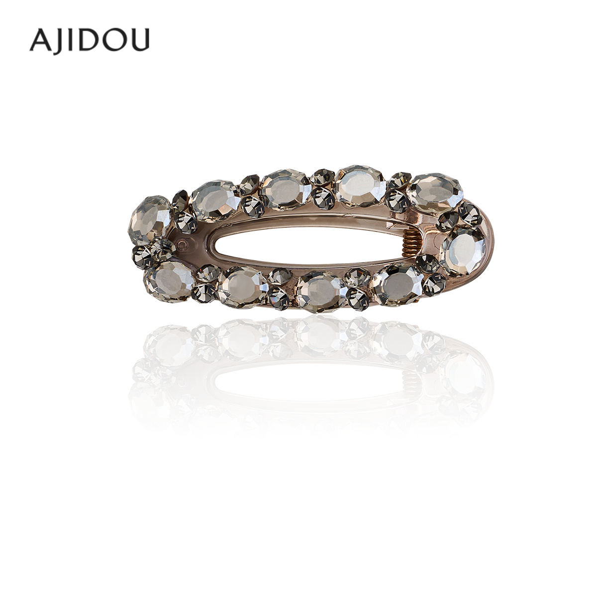 阿吉豆简约刘海顶夹边夹发卡头饰