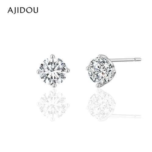 阿吉豆耳饰女925银人鱼之泪耳钉