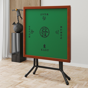 麻将桌可折叠家用手搓棋牌桌简易可携式小型麻雀台手动打牌桌子面