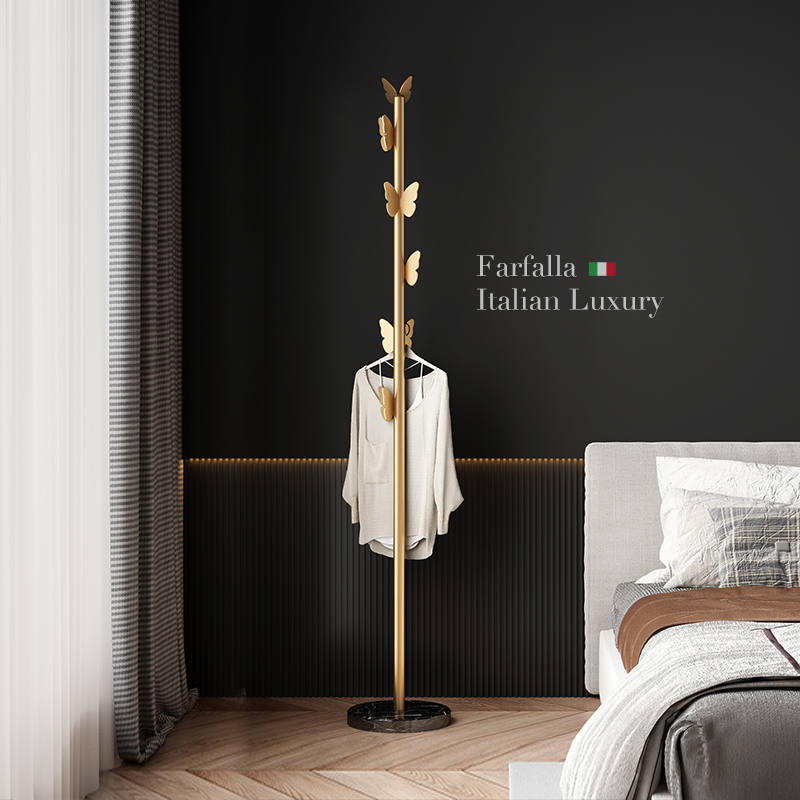 梵朴意式极简落地卧室挂衣架