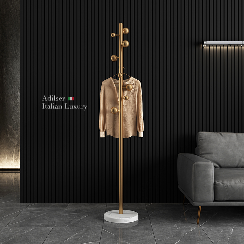 意式衣架落地卧室衣帽架