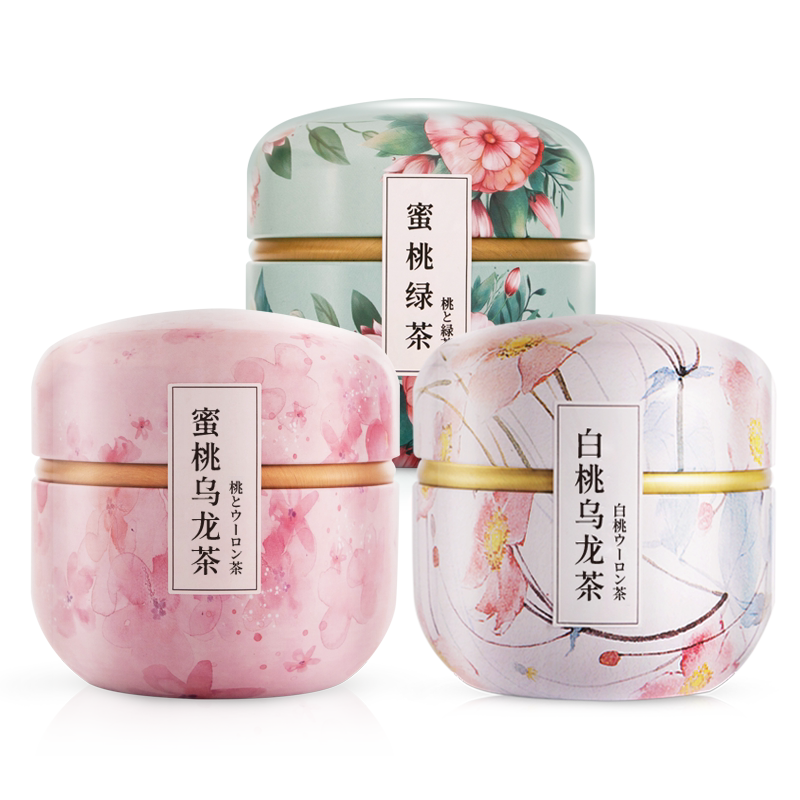 蜜桃乌龙茶白茶胖大海绿茶红茶花茶菊花水果冷泡茶包玫瑰花柠檬片
