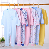 男2女宝宝哈衣小孩子爬服夏1 大码 儿童连体睡衣春秋冬纯棉长袖 6岁