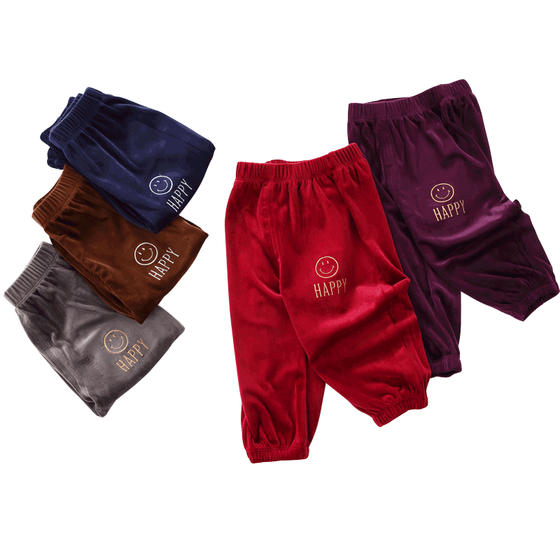 男女宝宝罩裤可套棉裤单穿春秋冬季婴儿童阳光绒防脏长裤宽松大码