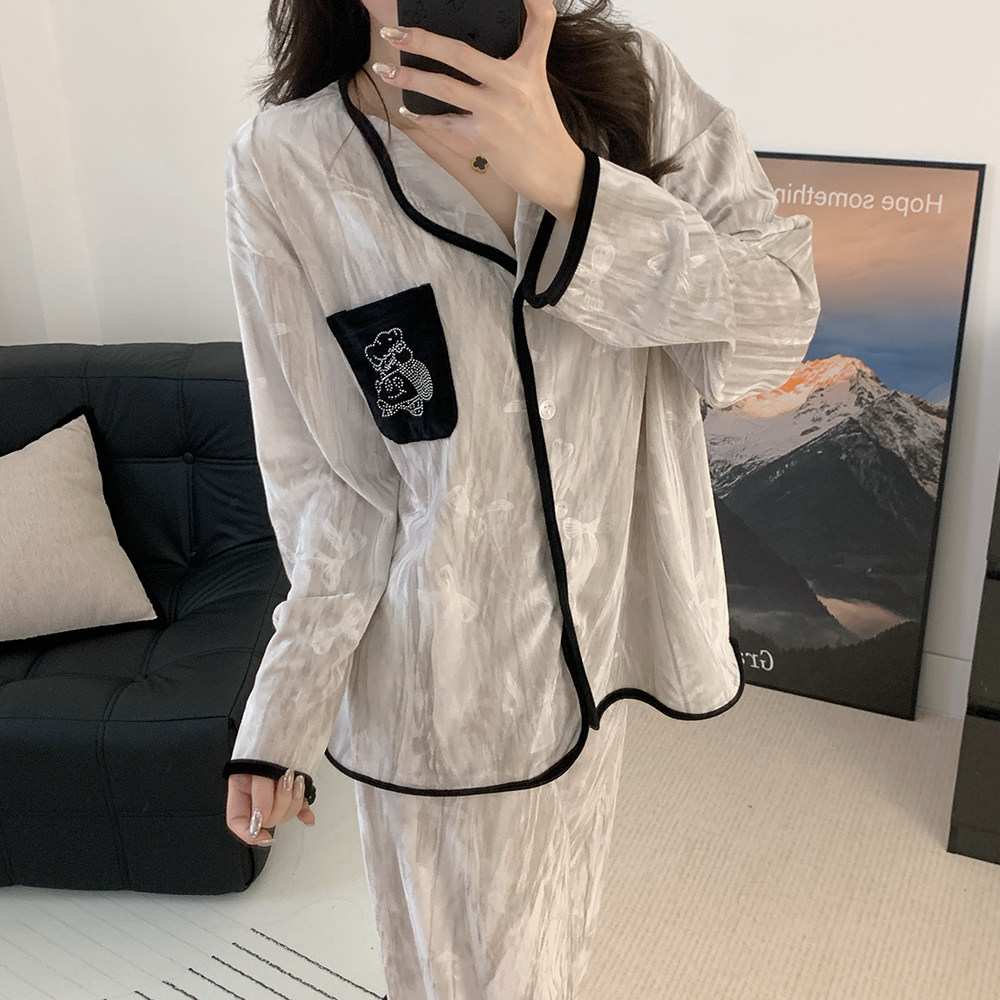 睡衣女款春秋季金丝绒长袖套装网红风可外穿新款秋冬款保暖家居服,女士内衣/男士内衣/家居服,睡衣/家居服套装,淘宝优惠券,粉丝福利购,淘宝优惠卷