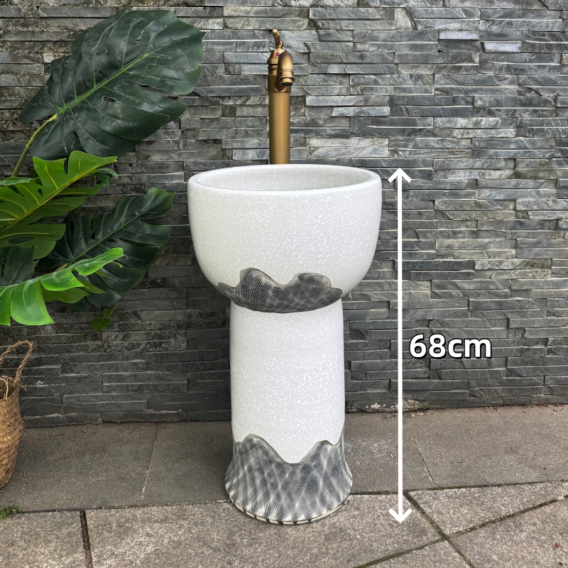 加高拖把池儿童洗手盆