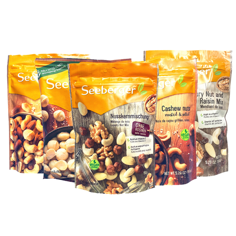 德国进口Seeberger思贝格花色果仁150g坚果腰果下午茶零嘴