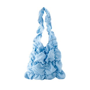 casselini26年新款绵绵提花单肩包小众设计师日常托特包女大容量