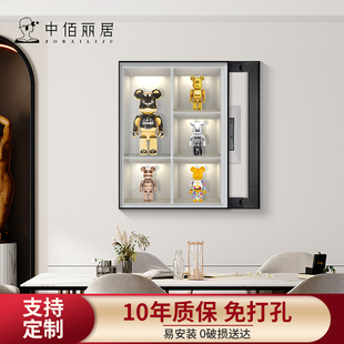 暴力熊轻奢电表箱装饰画竖款现代简约高级感配电箱遮丑箱遮挡挂画