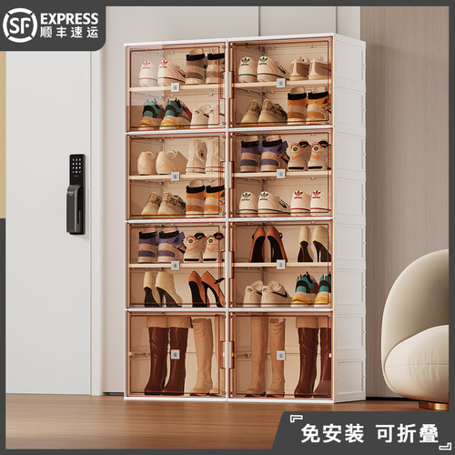 安装盒子正浦高透茶色门板