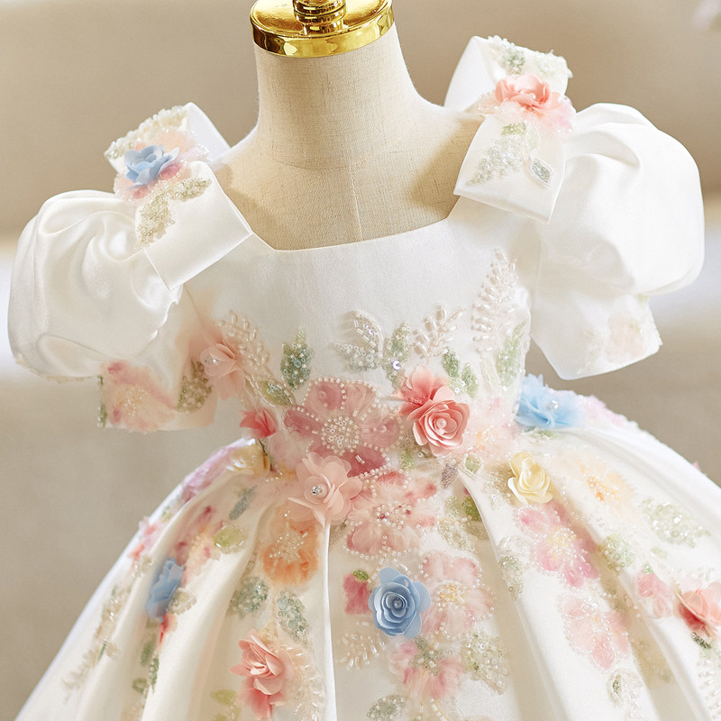 花仙子公主裙夏演出超仙晚礼服