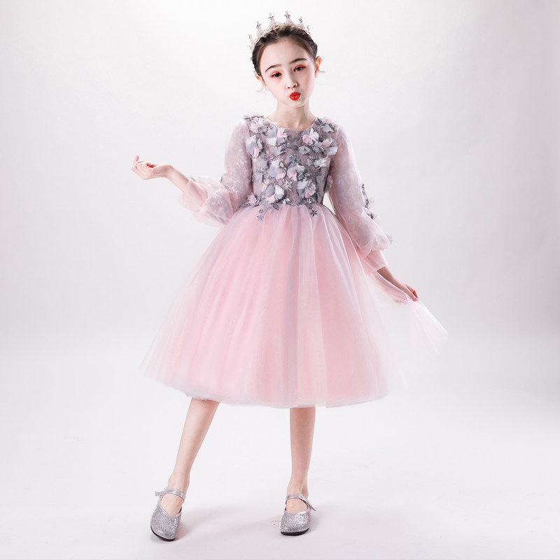 可可泡女童花仙子森系公主裙长袖