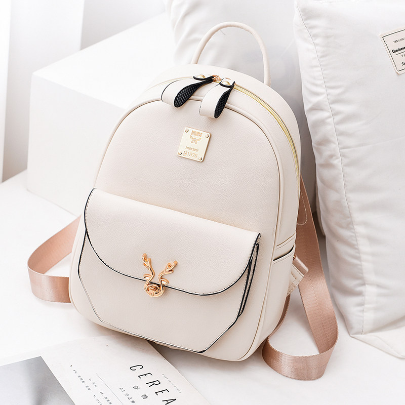 双肩包女2020新款韩版时尚潮百搭女士背包休闲简约旅行书包小包女