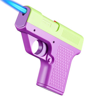 创意萝卜手枪打火机防风充气直冲个性烟盒潮玩枪形打火器送男友潮