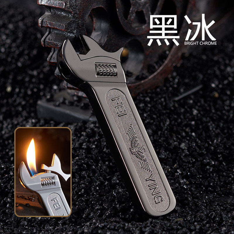 创意扳手防风打火机充气金属长手柄个性搞怪异形明火耐用送男友潮,ZIPPO/瑞士军刀/眼镜,充气打火机,淘宝优惠券,粉丝福利购,淘宝优惠卷