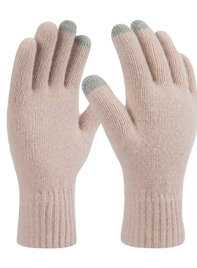 TFO 羊毛手套户外骑行防风保暖手套针织分指手套触屏手套运动手套