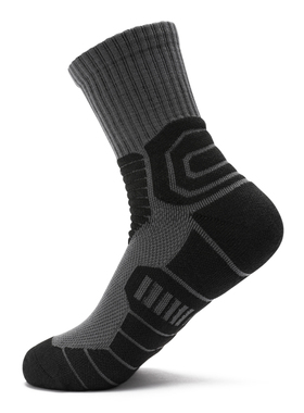 TFO 赛事级户外袜男专业中筒舒适透气越野运动袜子减震登山徒步袜