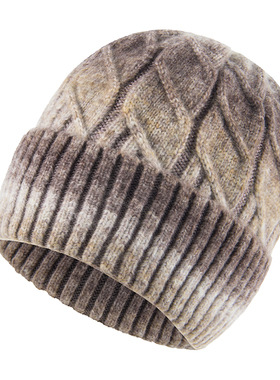 TFO 羊毛针织帽 男女冬季加厚保暖防风御寒护耳帽子毛线帽冷帽