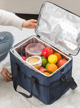 铝箔加厚大号装带防水配送便当袋