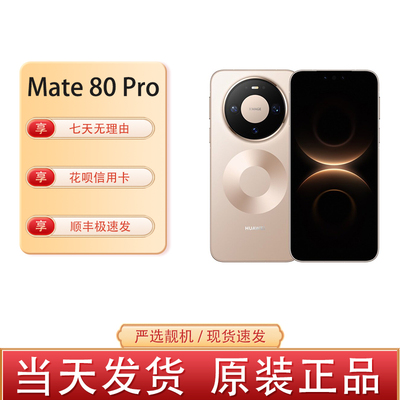 Huawei/华为 Mate 80 Pro麒麟 9030 灵珑屏 天通卫星通话