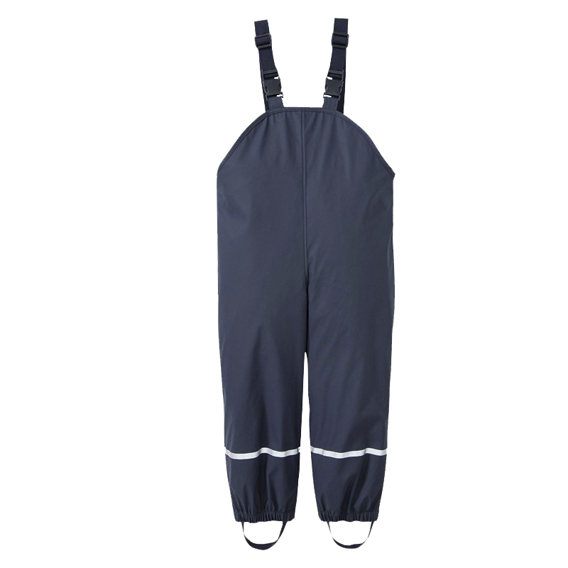 儿童幼儿园雨衣背带雨裤男童女童学生分体安吉游戏服玩水服裤套装