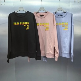 41503 春秋季 百搭印花圆领卫衣K03 时尚 PLA 后背搞怪笑脸男女同款