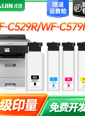 才进适用爱普生T01C墨袋Epson WF-C529R打印机墨水WF-C579Ra Series颜料墨水黑白商务喷墨打印机墨仓墨袋墨水