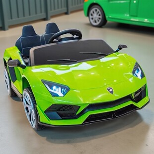 新款兰博基尼儿童电动车四轮汽车遥控车小孩玩具四驱跑车宝宝童车
