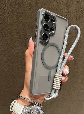 适用三星S26Ultra手机壳新款GalaxyS26+磁吸全包防摔超薄磨Ultra砂简约商务26高级感硅胶简约亲肤情侣男女