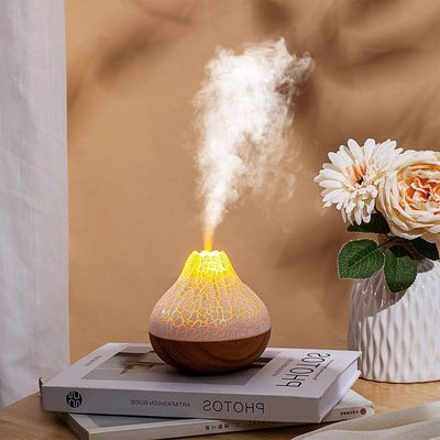 氛围火山小夜灯小仿真仿真大雾