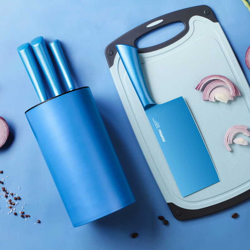 厨房全套刀具套装厨师专用辅食不锈钢免磨锋利家用菜刀菜板二合一在类目 厨房/烹饪用具, 烹饪用具, 刀具, 全套厨房刀具中 - 来自Buy2taobao.com提供专业的淘宝代购服务