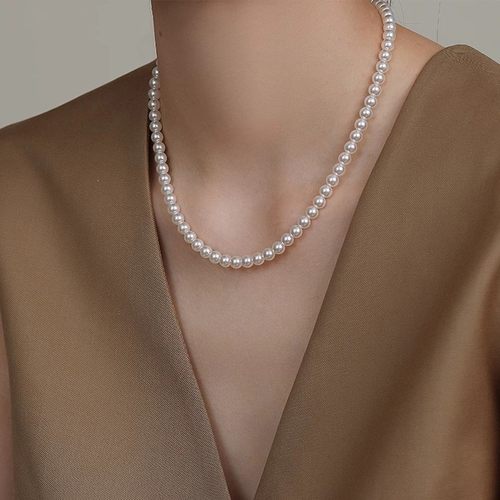 高级时髦感baby珠项链