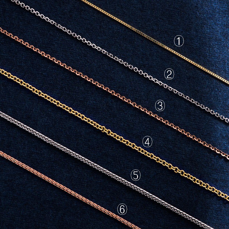 海梵纪珠宝18k黄金锁骨链玫瑰金