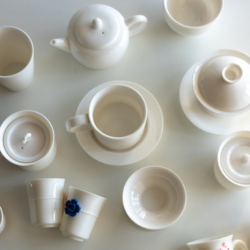 奶白瓷茶具合集 干干净净的白色系 茶器 泡茶壶 盖碗 茶杯大集合