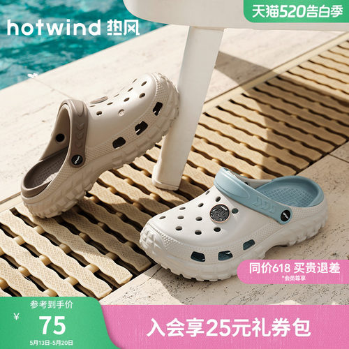 26年夏季新款男士时尚洞洞鞋