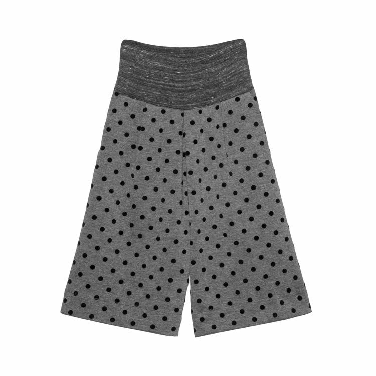 lenias LN家 cavalierSS18 春夏 女童 灰色波点 舒适 阔腿裤