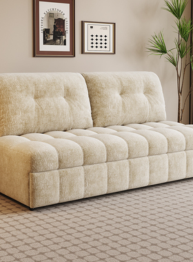 折叠沙发床两用小户型客厅多功能耐磨冰花雪尼尔双三人组合沙发床