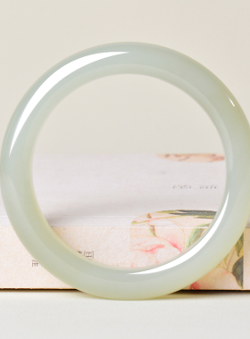 凤飞凰冰底晴水和田玉手镯正品