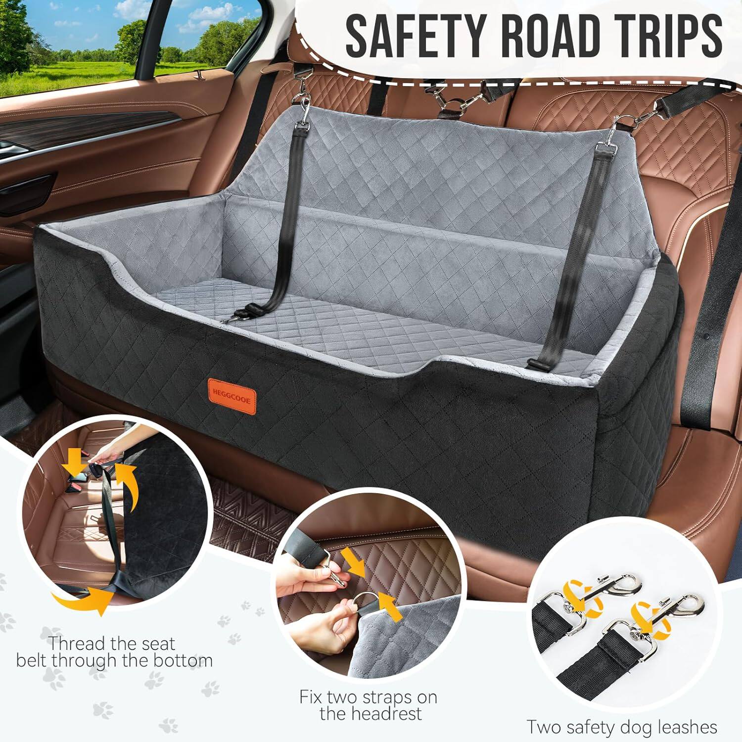 狗狗坐车外出神器车载狗窝汽车垫