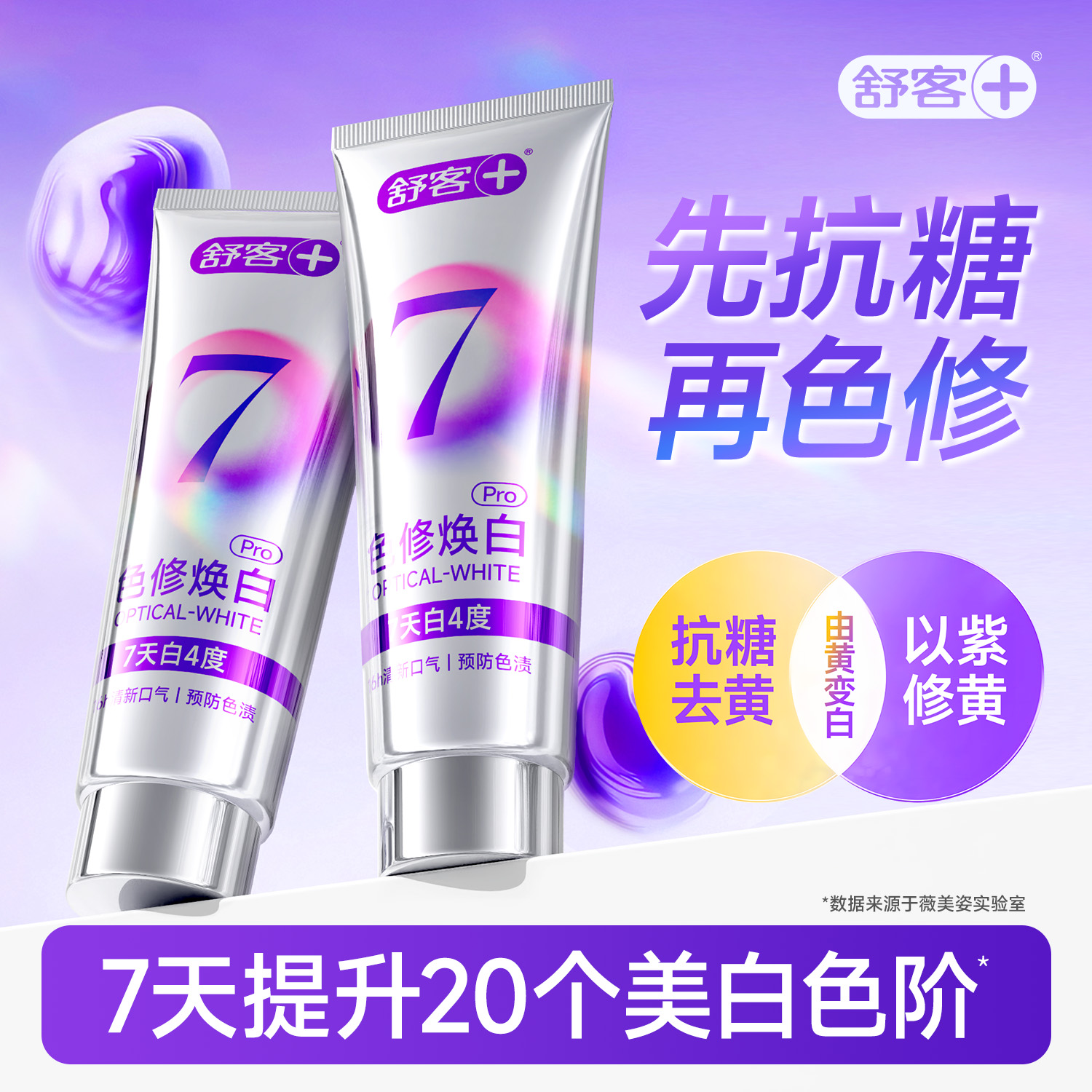 【肖战同款】舒客色修美白牙膏