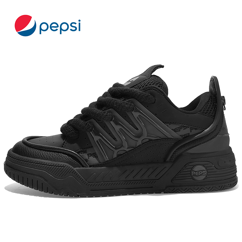 Pepsi百事板鞋男鞋2025春季新款男士潮流低帮运动小白鞋