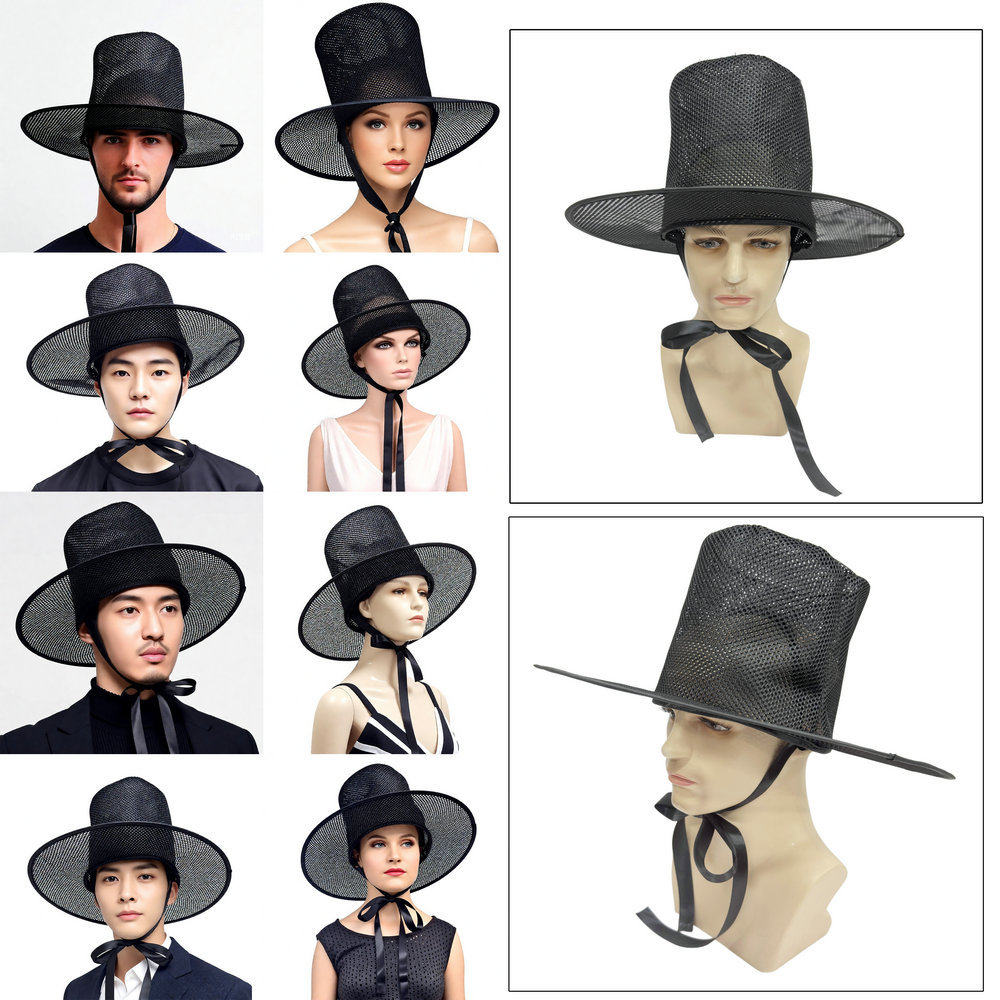 古风黑笠朝鲜韩国高帽明代古装帽子官帽古风道具爵士帽舞蹈帽汉服,模玩/动漫/周边/娃圈三坑/桌游,古风/国风定制,淘宝优惠券,粉丝福利购,淘宝优惠卷